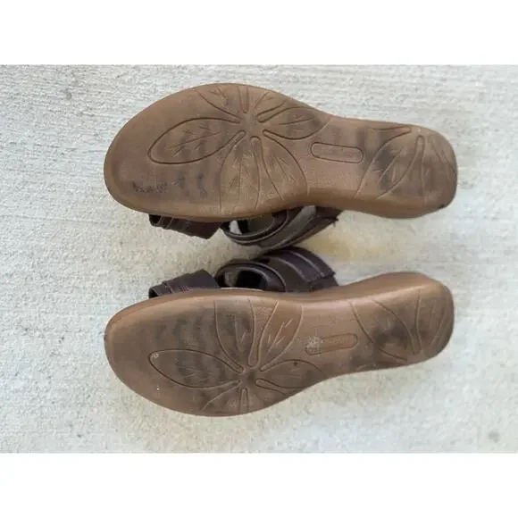 Baretraps Janice Brown Casual Strappy Toe Loop Sandals Women’s 8.5W Wide Comfort - Picture 5 of 6